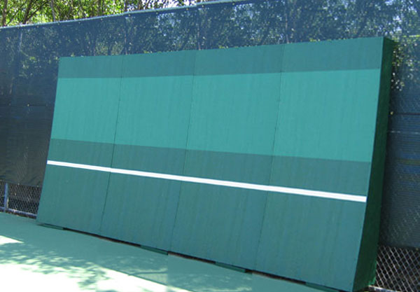 REAListic Dual-Curved Tennis Backboard 8&amp;apos;H x 16&amp;apos;W