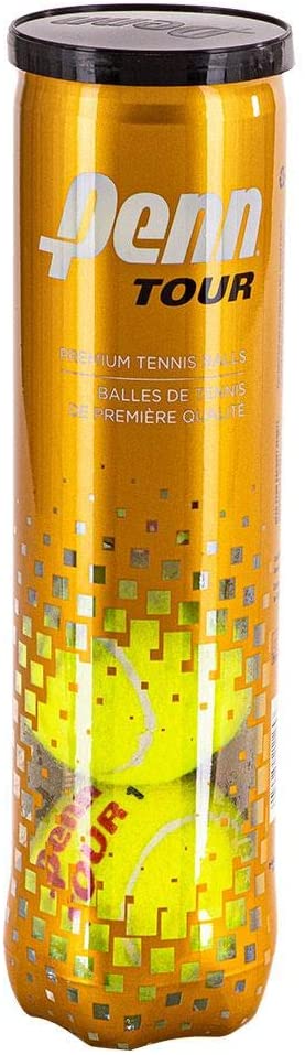 Penn Tour Regular-Duty Felt Tennis Balls (4-Ball Can)