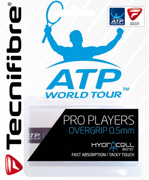 Tecnifibre Pro Players Overgrip 3 Pack (White)