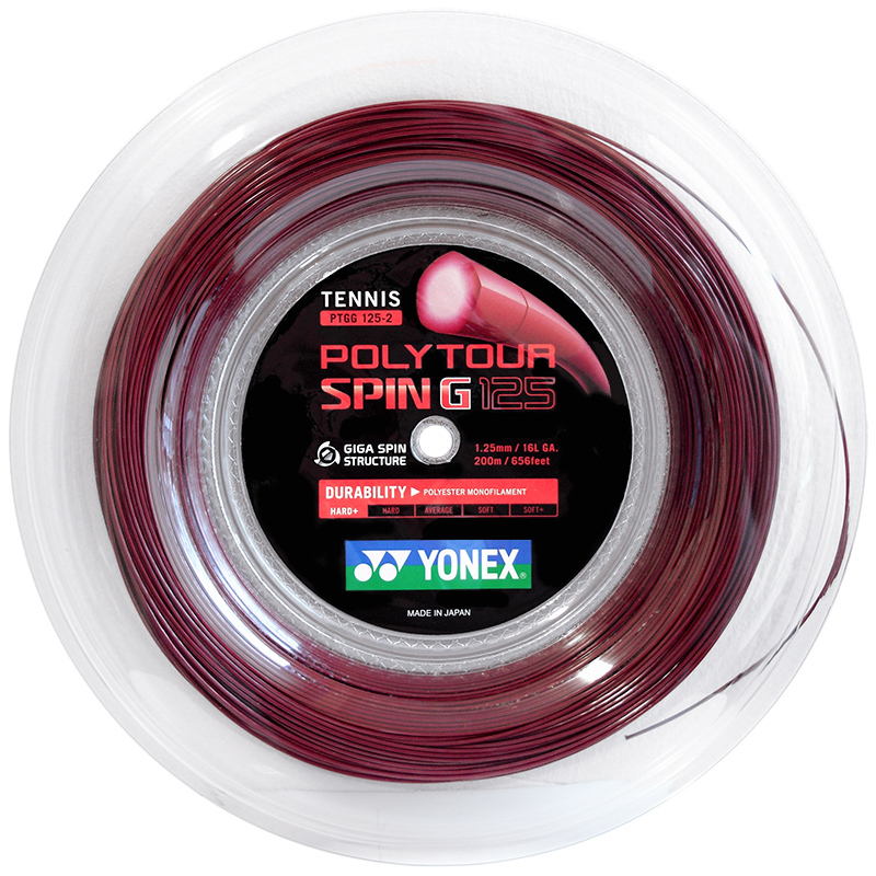 Yonex Poly Tour Spin G 125 16L Tennis String Reel