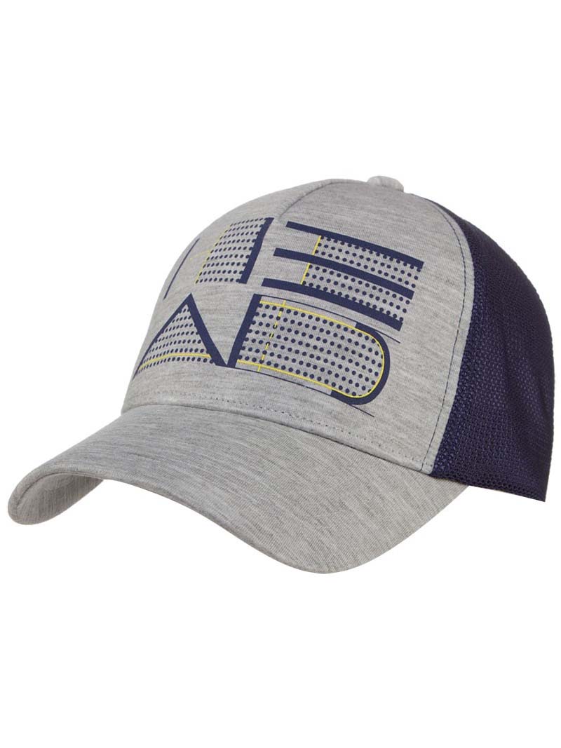 Head Trucker Hat (Grey/Navy)