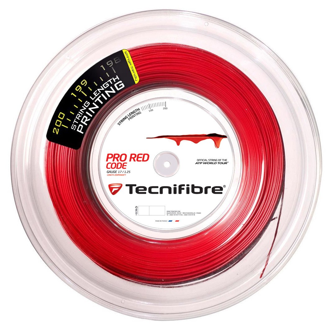 Tecnifibre Pro Red Code 17g Tennis String (Reel)