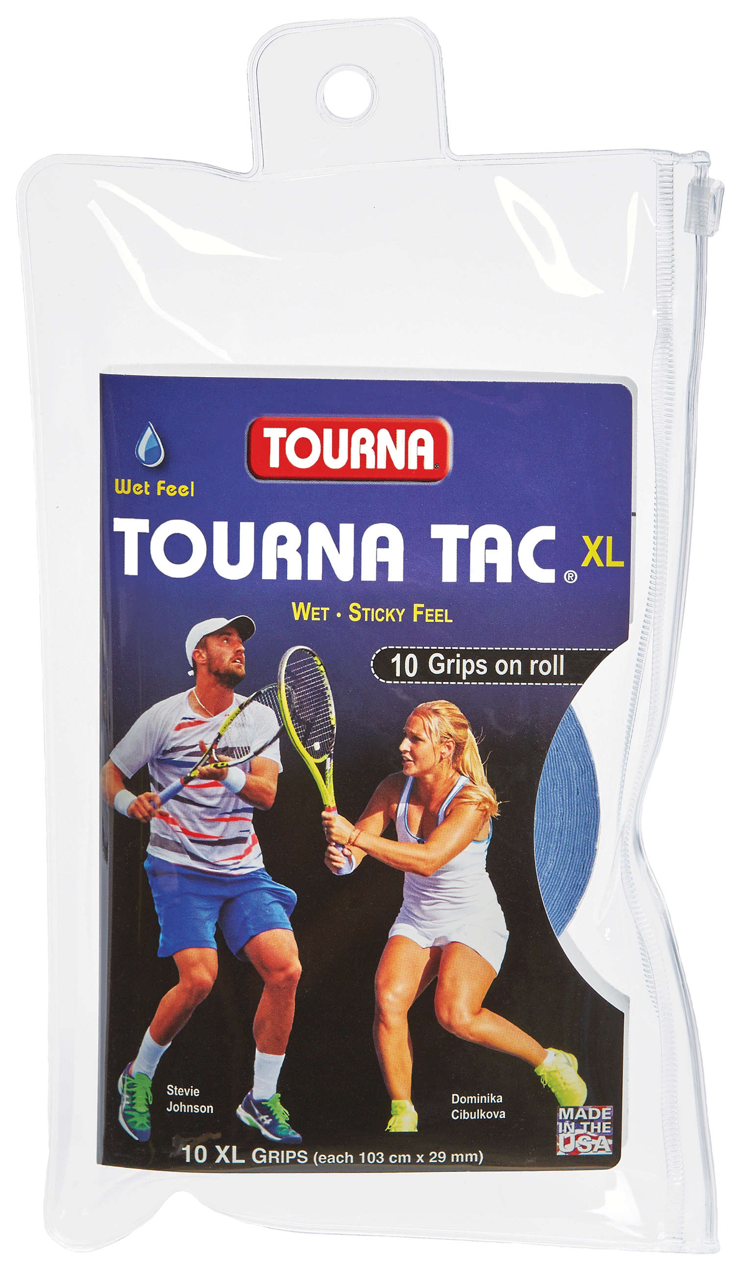 Tourna Tac XL Blue Overgrip (10 Pack)