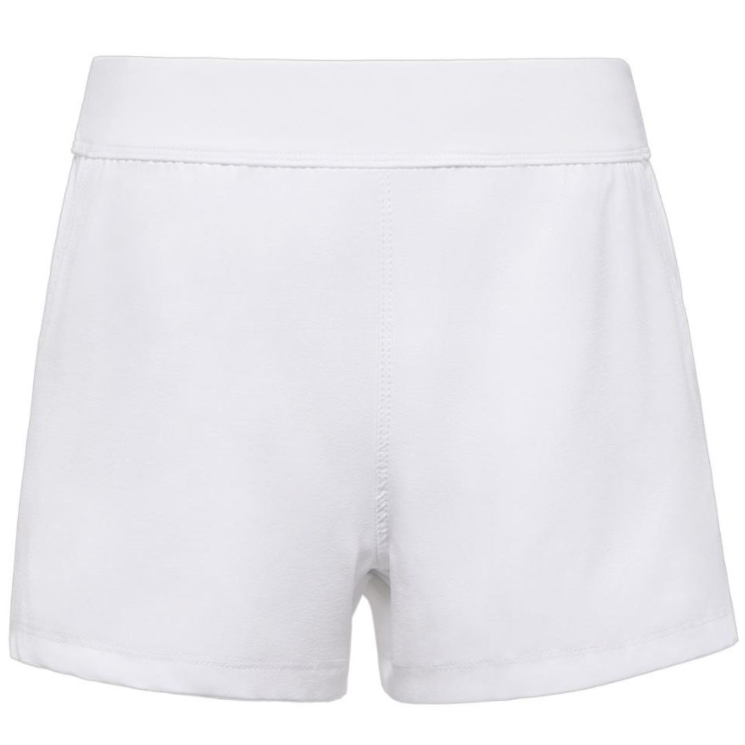 Fila Girl's Core Performance Double Layer Tennis Shorts (White)