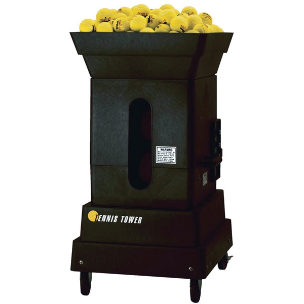 Sports Tutor Tennis Tower Player Ball Machine w/ Remote Option