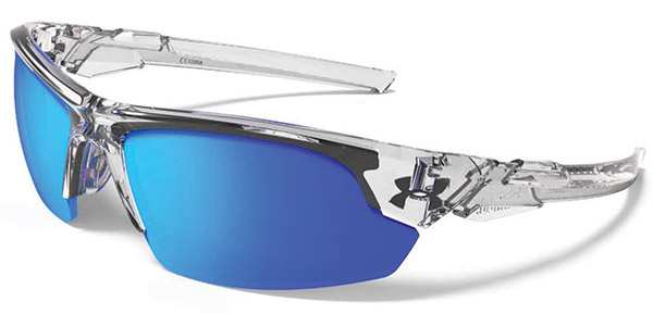 Under Armour Windup Youth Blue Multiflection Sunglasses (Crystal/Frosted)