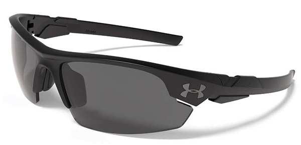 Under Armour Windup Youth Game Day Sunglasses (Shiny Black/Charcoal)