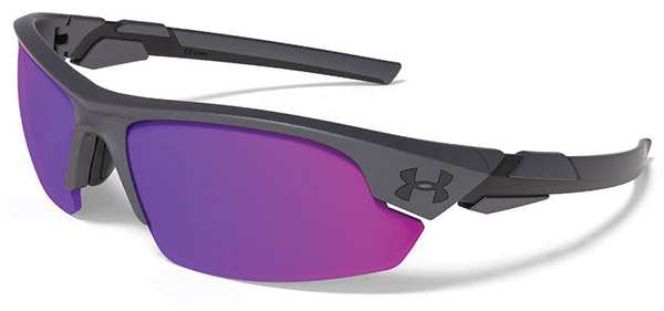 Under Armour Windup Youth Infrared Multiflection Sunglasses (Satin Carbon/Black)