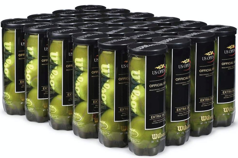 Buy > wilson us open extra duty balls 24 can > in stock