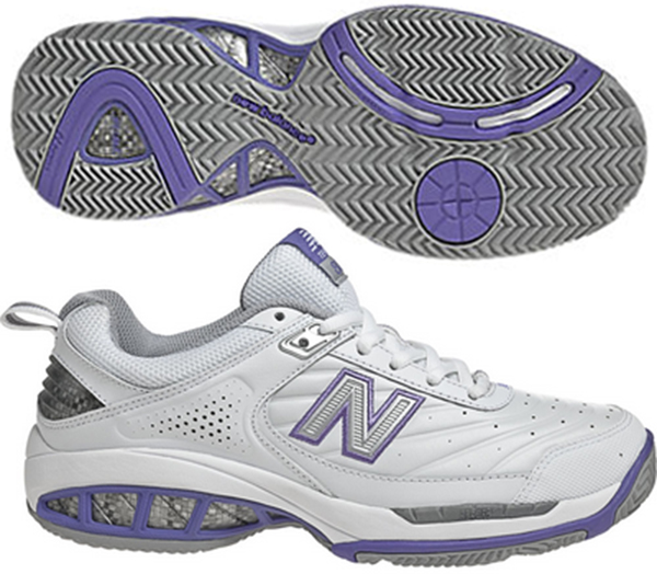 New Balance Women&amp;apos;s WC806W (2E) Tennis Shoes (Wht/ Pur)