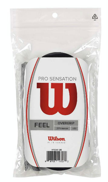 Wilson Pro Overgrip Sensation 30 Pack (Black)