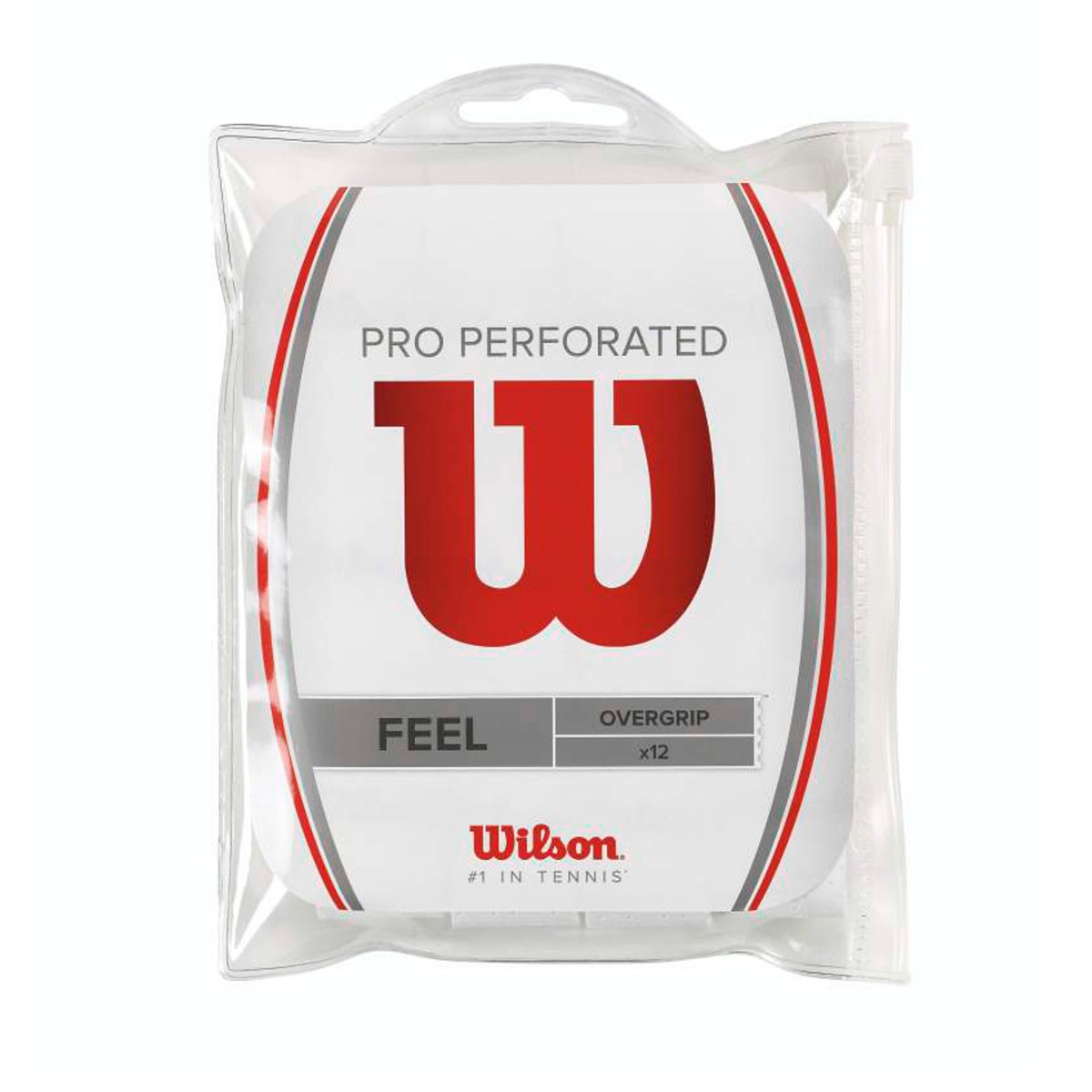 Wilson Pro Perforated Overgrip 12 Pack (White)