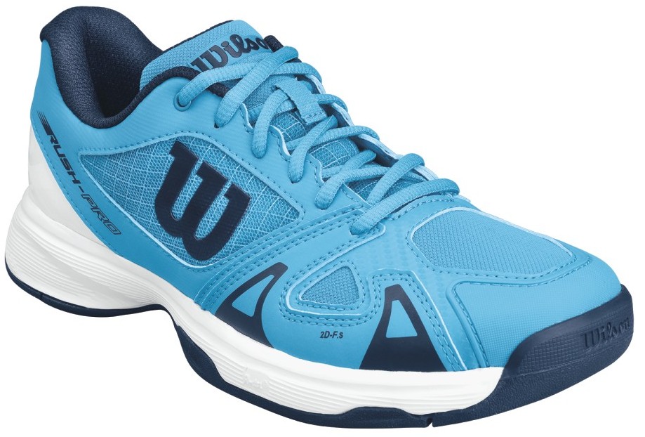 Wilson Rush Pro 2.5 Junior Tennis Shoe (Hawaiian Ocean Blue/White/Navy)