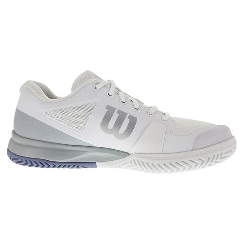 Wilson Women&amp;apos;s Rush Pro 2.5 Tennis Shoes (White/Pearl Blue/Stonewash)
