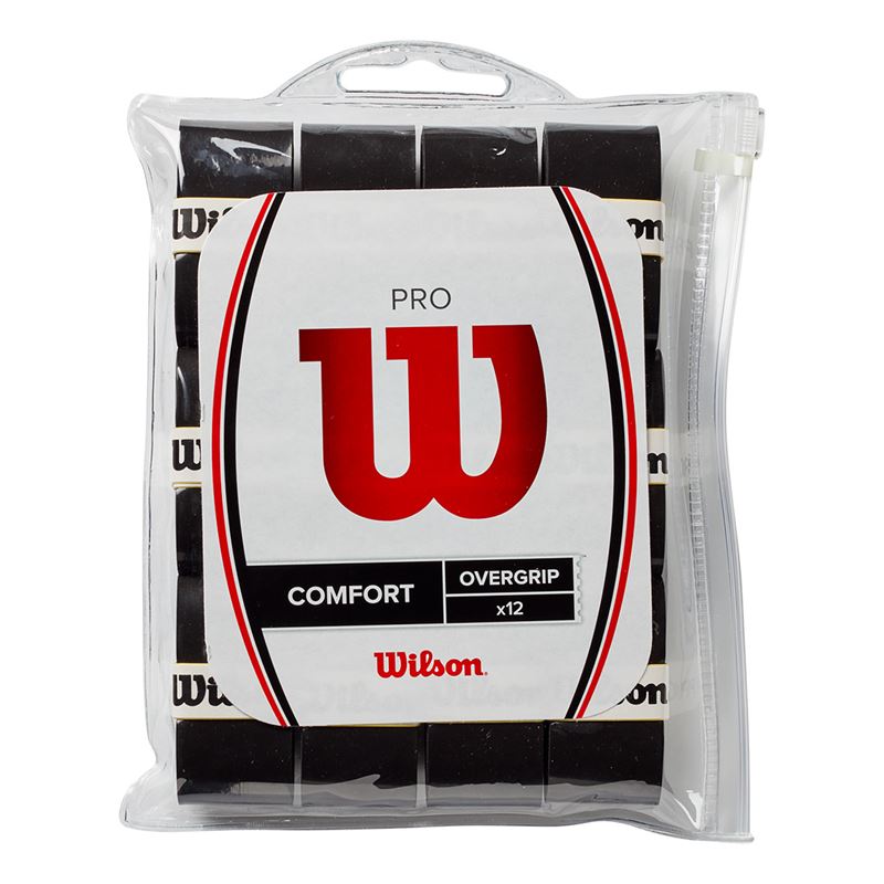 Wilson Pro Overgrip 12 Pack (Black)