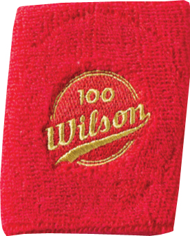 Wilson 100 Year Double Wristbands (Red)