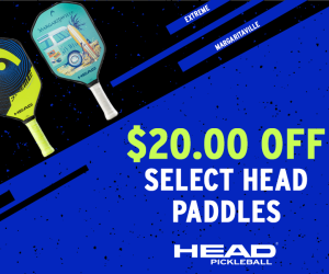 $20 Off Select Head Pickleball Paddles & Bags